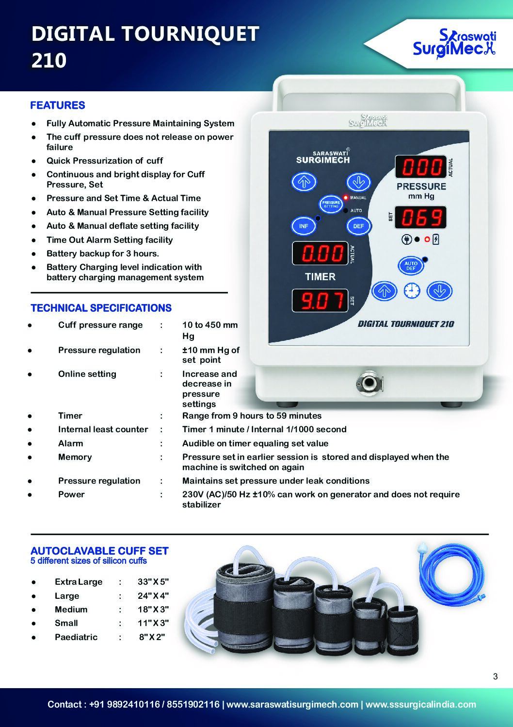 DIGITAL TOURNIQUET 210