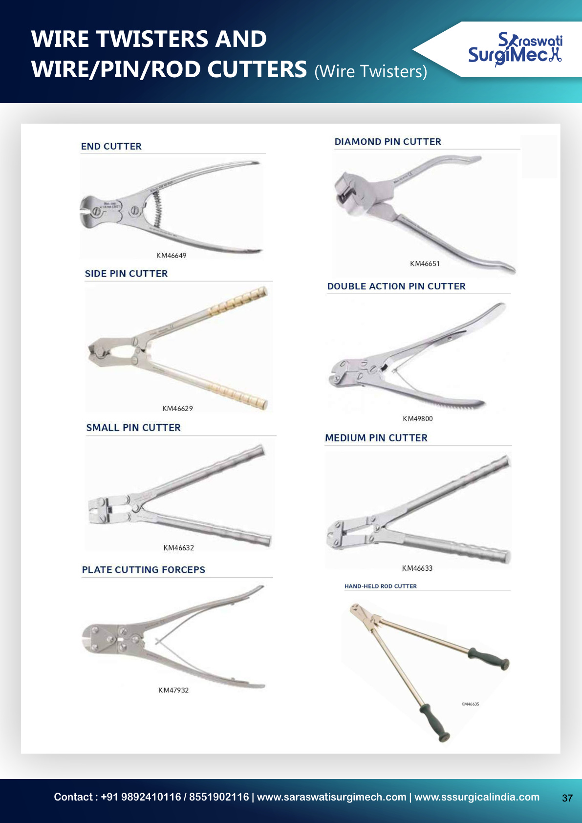WIRE	TWISTERS	AND	 WIRE/PIN/ROD	CUTTERS	(Wire	Twisters)