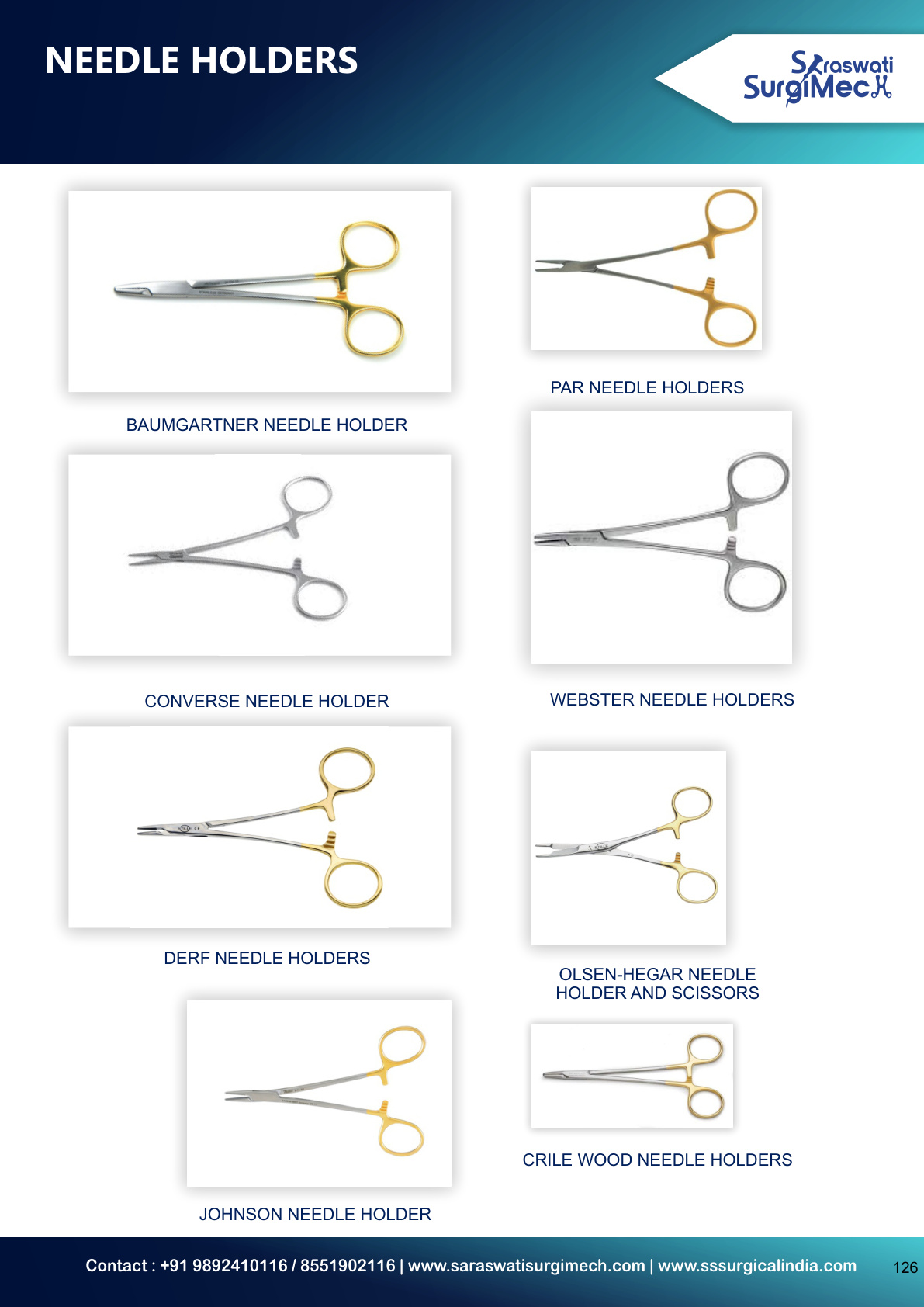 NEEDLE	HOLDERS