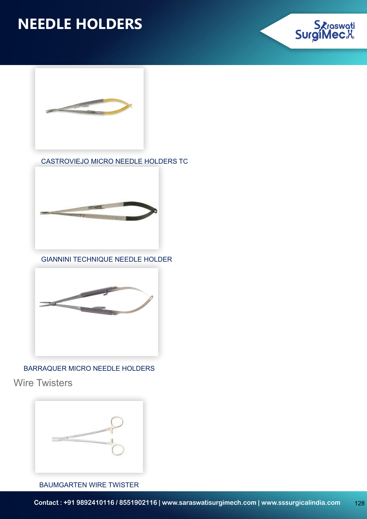 NEEDLE	HOLDERS