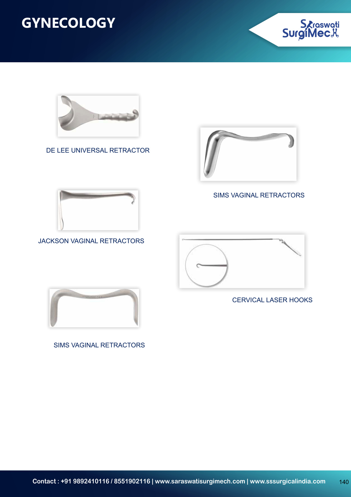 GYNECOLOGY Forceps	and	Clamps