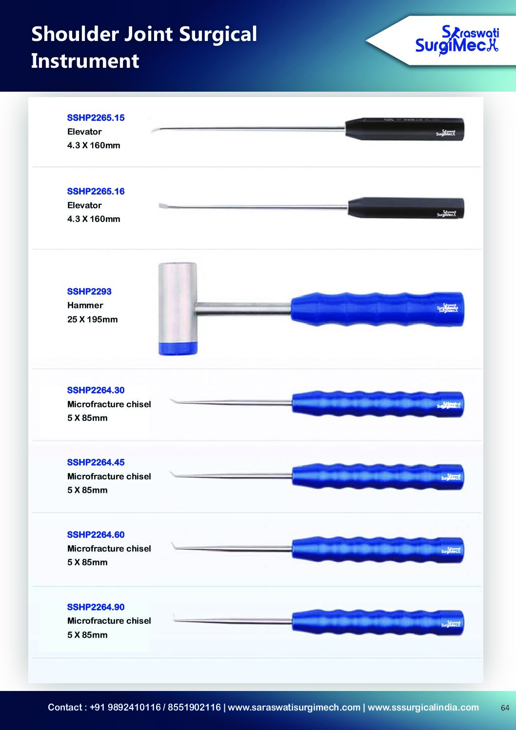 Shoulder	Joint	Surgical	 Instrument