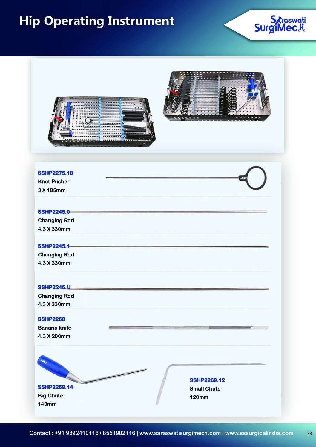 Hip	Operating	Instrument